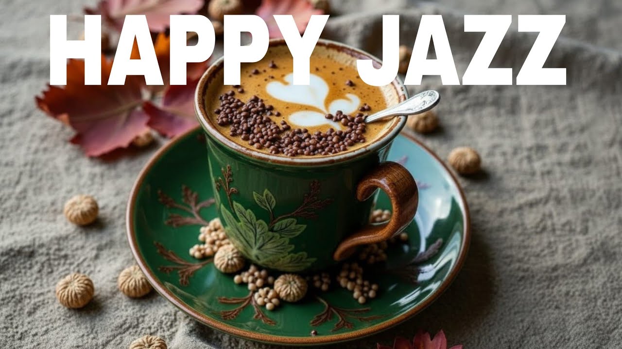 🎼Happy Jazz Musik,Enjoy relaxing  coffee jazz and Bossa Nova piano — soothing autumn music for work,