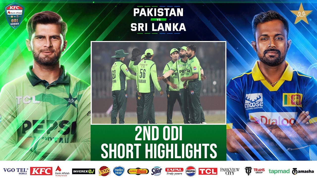 Short Highlights | Pakistan vs Sri Lanka ODI series 2025 | 2nd ODI | PCB | M2S1U