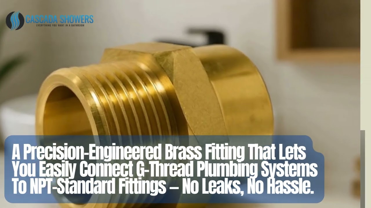 G Thread to NPT Pipe Adapter | Best Commercial Pipe Fitting Solution (1" x 1")