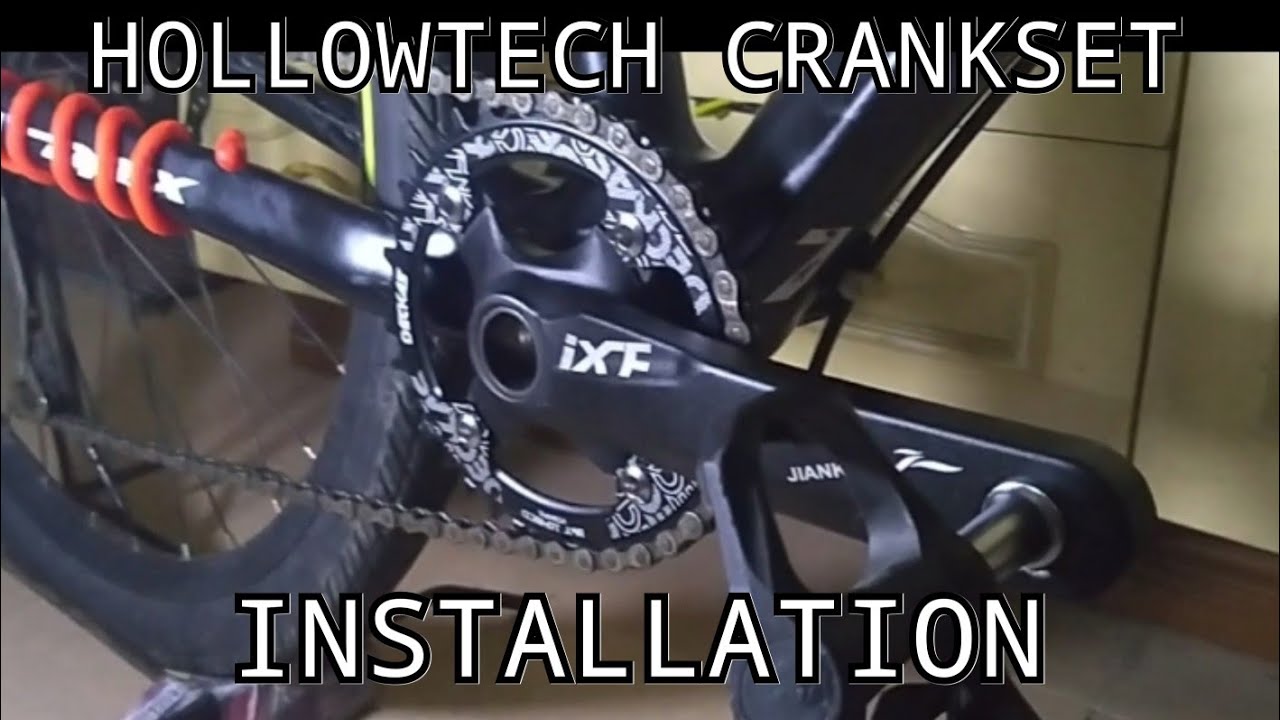 Installing Hollowtech Crankset | 3by to 1by | IXF