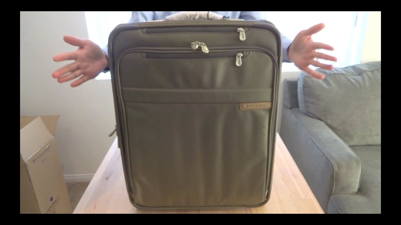 Чемодан Обзор: Briggs & Riley Baseline International Wide Carry-On (Full) | Tekuben.com