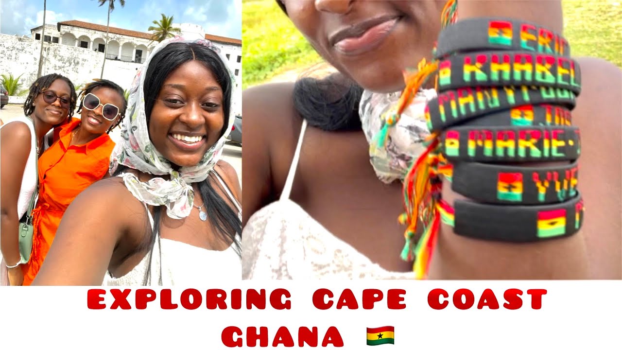 FOREIGNERS IN GHANA 🇬🇭 MAKE GHANAIAN NAME BRACELETS  TUTORIALS #explore #trending #travel #tourism