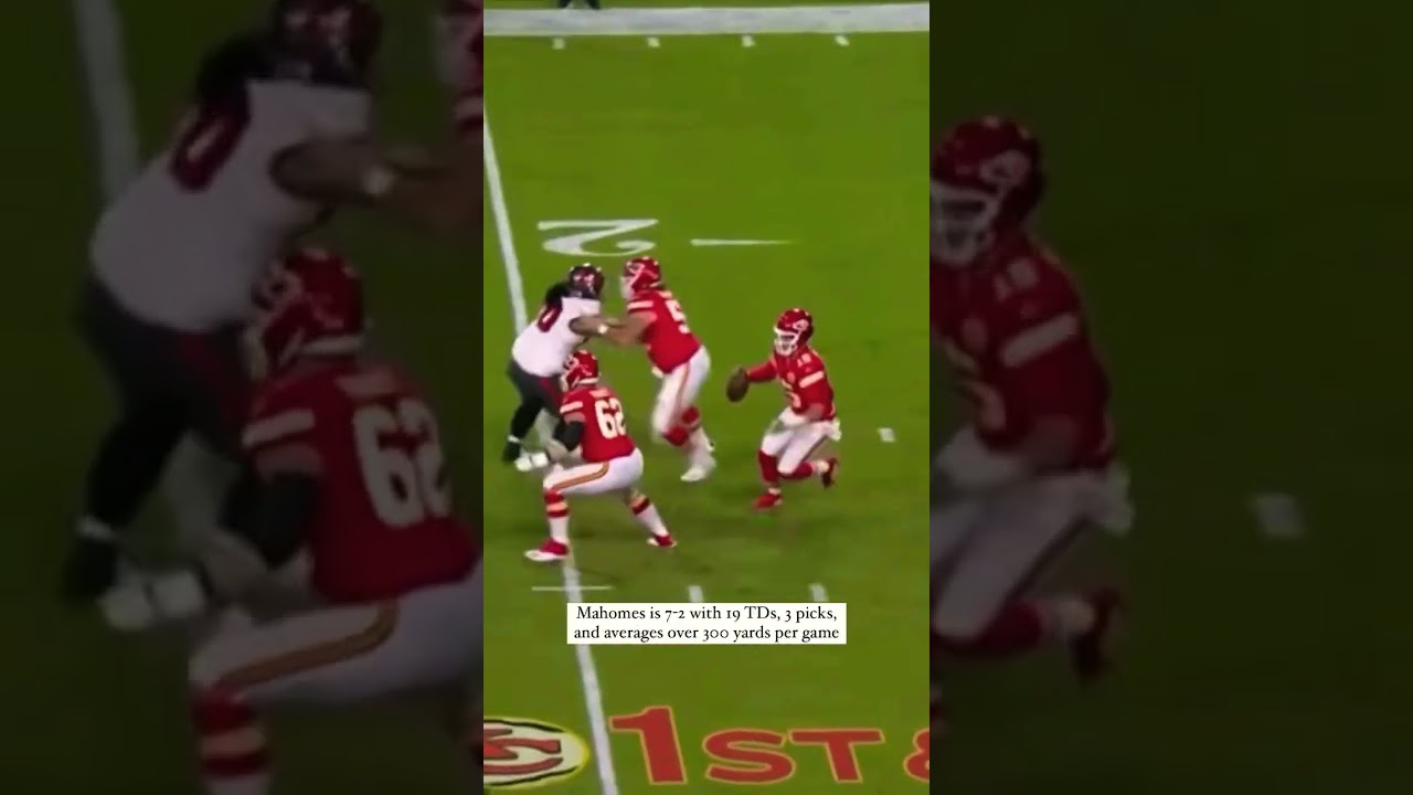 Patrick Mahomes is only this good because of his weapons #shorts #patrickmahomes #tyreekhill