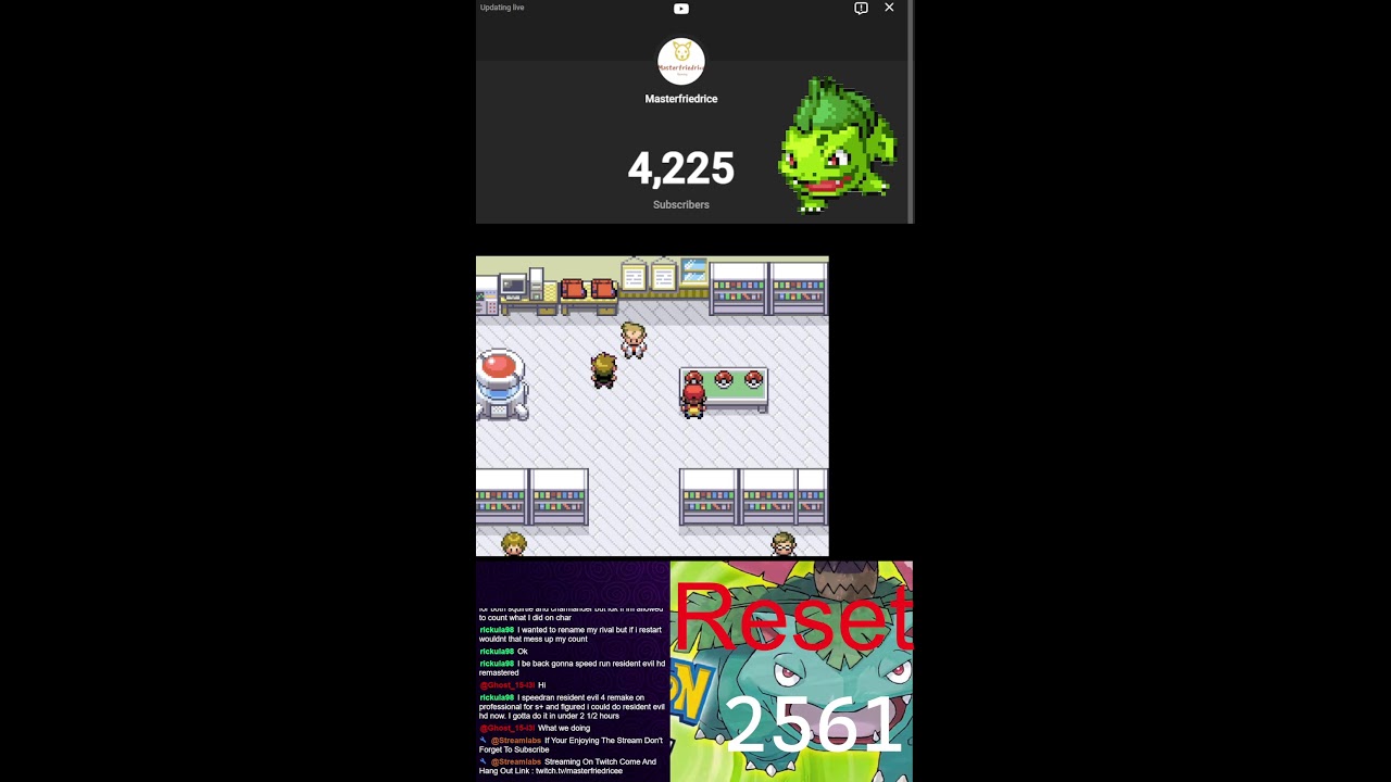 Shiny Bulbasaur Hunt Day 11 Can't Stop Ever Pokemon Fire Red And Leafgreen