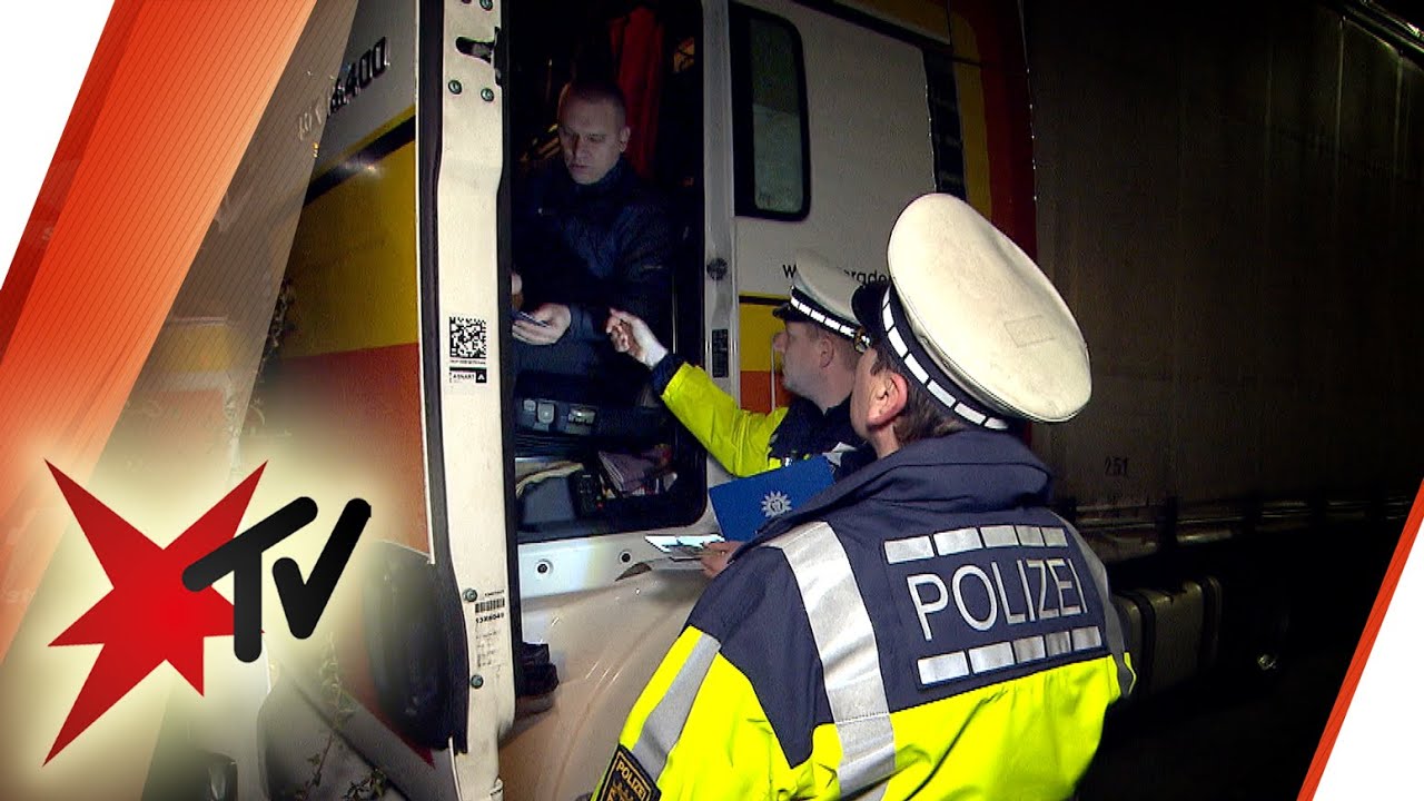 Betrunkene LKW-Fahrer: Kontrollen der Autobahnpolizei - Die ganze Reportage | stern TV