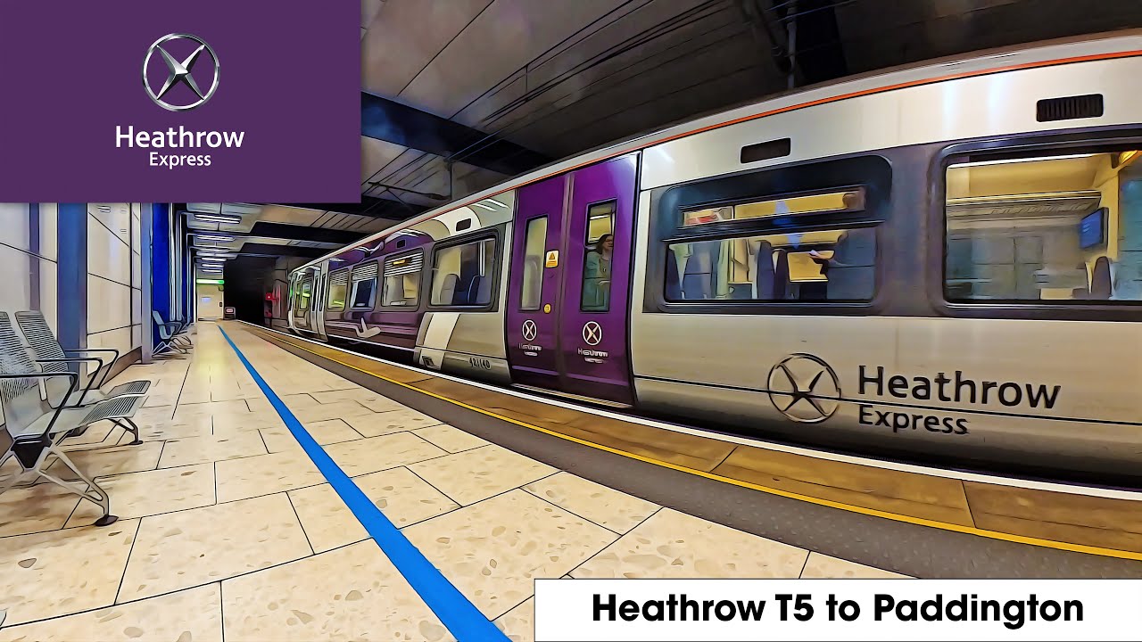 Heathrow Express T5 to Paddington | Full Journey