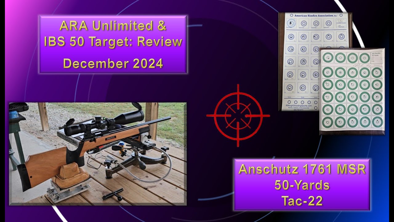 A Basic Comparison of ARA Unlimited and IBS 50-Yard Rimfire Targets