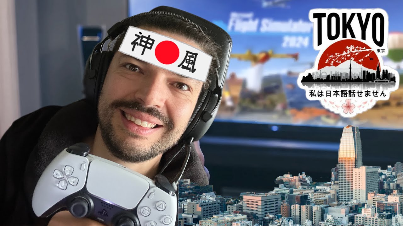 Exploring Tokyo: Microsoft Flight Simulator 2024 on PS5 Pro! 🇯🇵✈️ [Neon Skyline Flight]