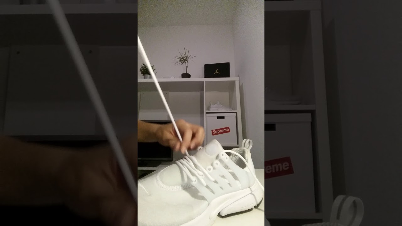 How to lace the Nike Air Presto🔌| Just For Fun