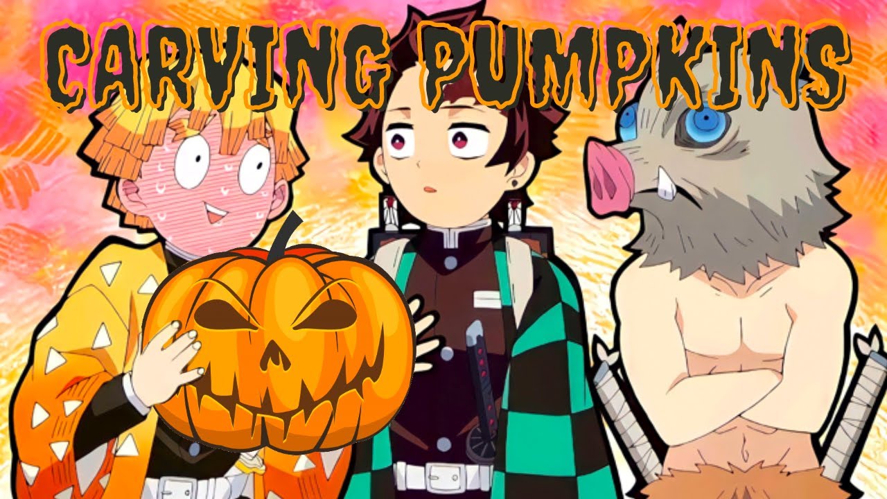 Demon Slayer Boys x Listener | ROLEPLAY ASMR | Carving Pumpkins