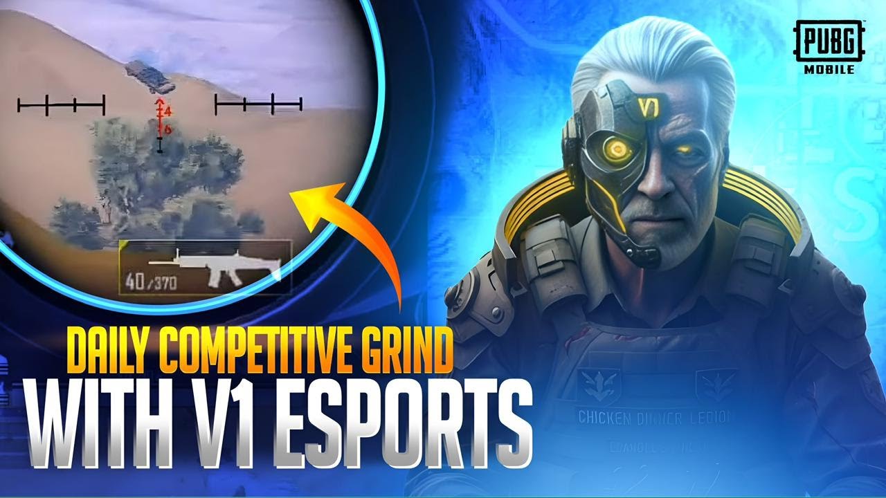 PUBG LIVE 🔴 Episode 114: V1 Esports | Competitive Scrims by DCE 🔥