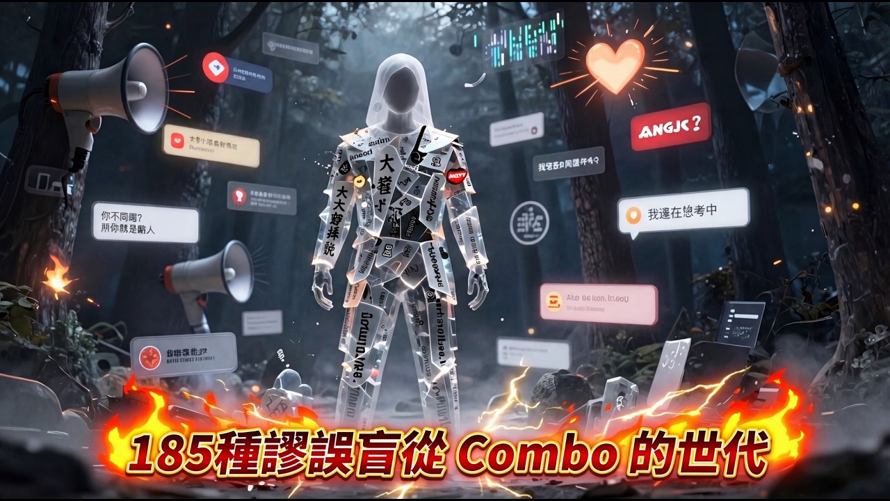 振空譽〈185種謬誤盲從 Combo 的世代〉極有趣自由率性篇｜維修：為什麼會發生末日的185種人類最常用謬誤來引導錯誤的方向假幸福概念。更為適當順序