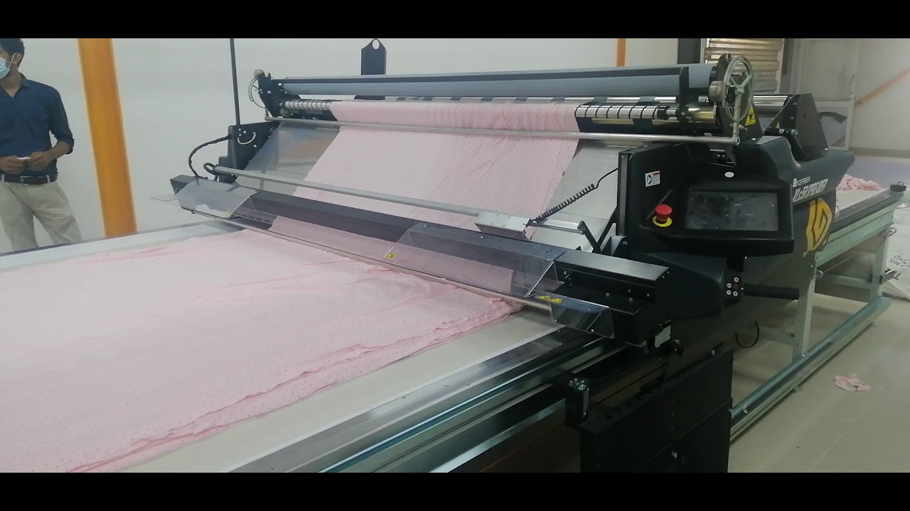 new matic fabric layer machine.(gerber spreader)in the garment industry.#shorts