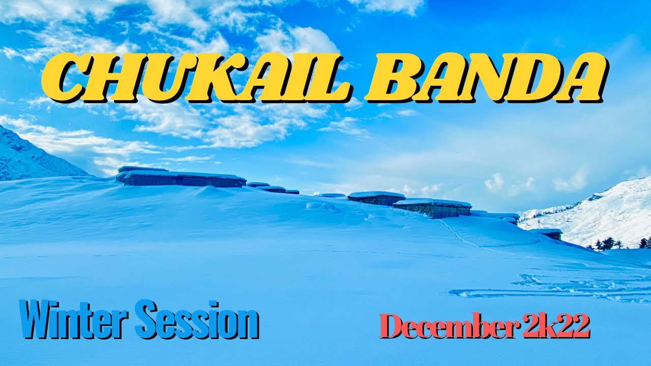 Most Popular Chukail Meadows in Winter/#muhammadrafivlog #Chukailbanda #swat