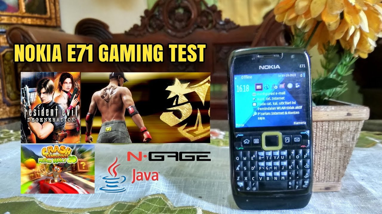 Nokia E71 Gaming Test ‼️N Gage and Java Games🔥