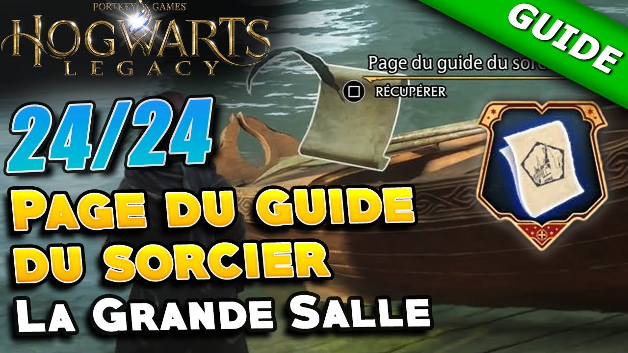 La Grande salle | Pages du guide du sorcier [Emplacement & Solution] - Hogwarts Legacy