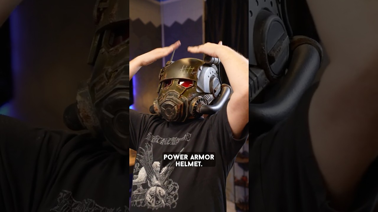 NCR Power Armor Helmet Rust Effects #fallout #ncr