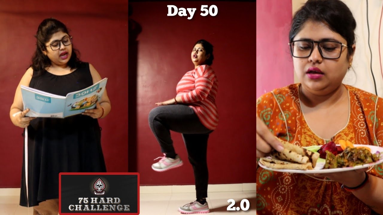 Day 50 of #75hardchallenge 2.0🔥 #rohinibg #teddians #weightloss #journey #plussize