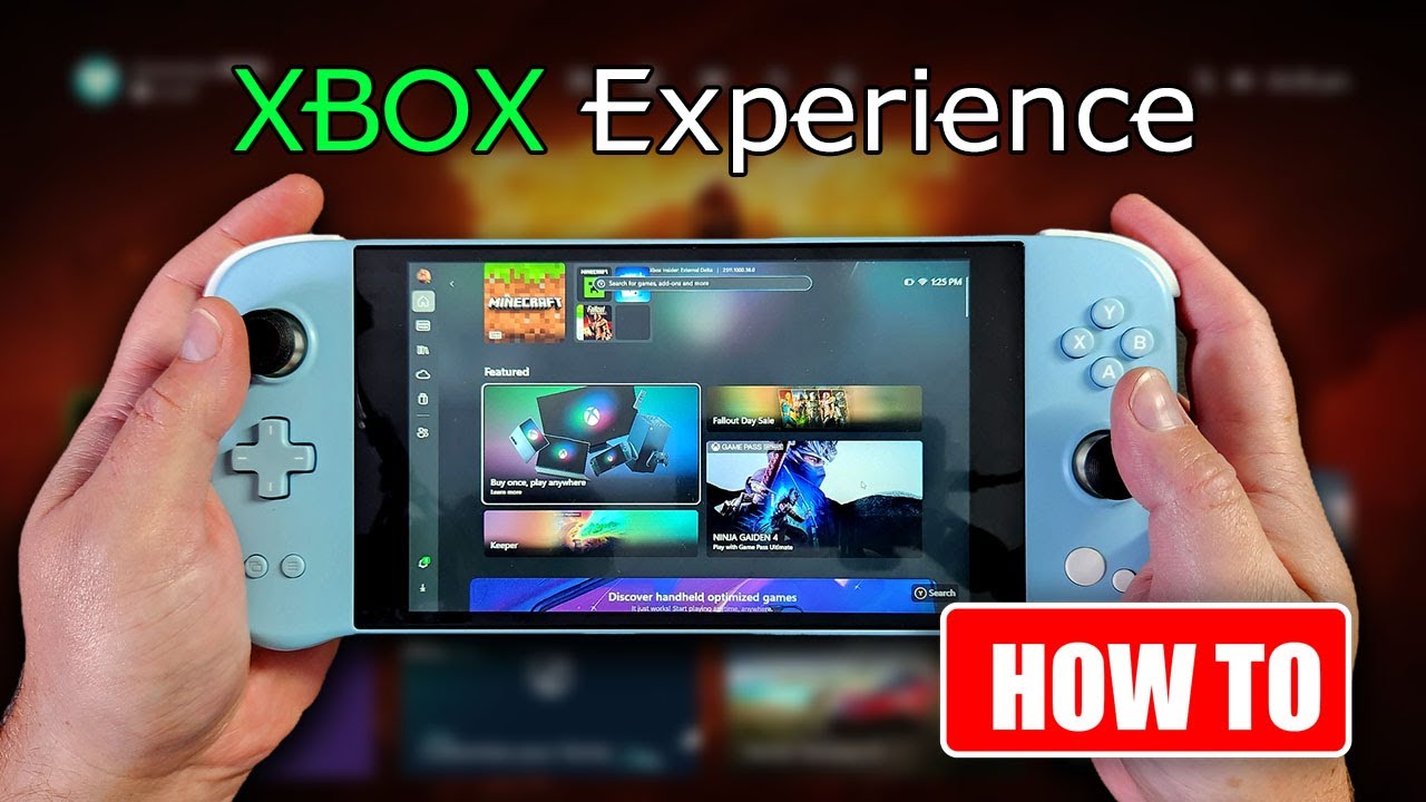 Полноэкранный режим Xbox на любом портативном ПК | Руководство пользователя