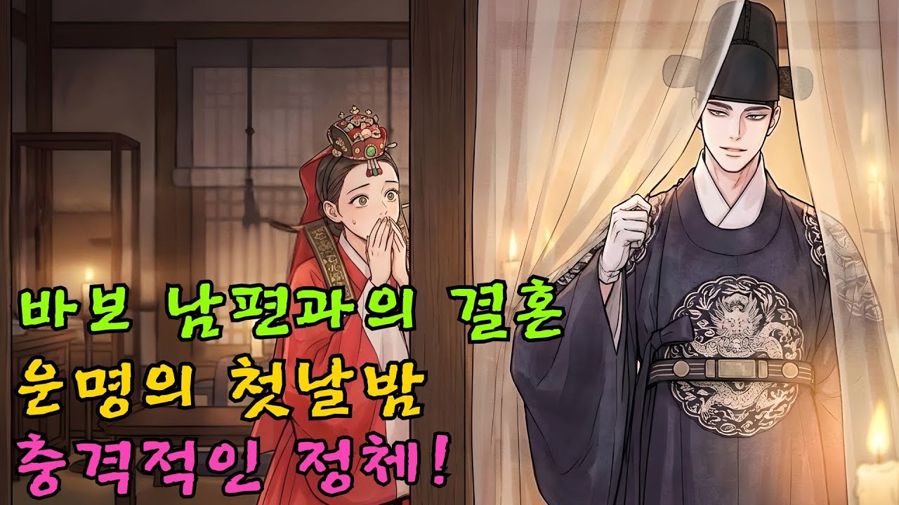 바보에게 시집간 줄 알았는데... 첫날밤 남편의 정체에 경악한 이유|야담|민담|전설|설화|오디오북|조선이야기