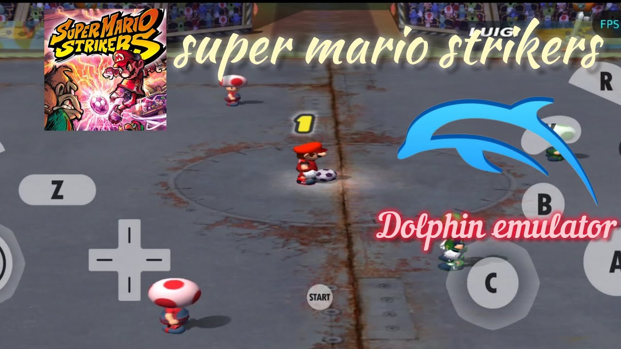 super mario strikers on Android | super mario football game | dolphin emulator android 