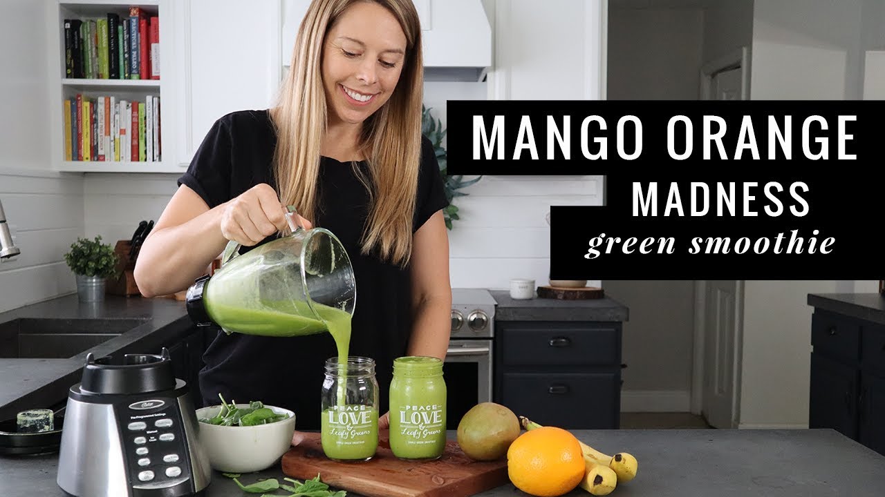 Healthy Mango Smoothie Recipe... and it's delicious!