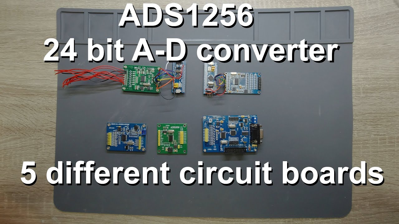 Comparing 5 different ADS1256 boards and discussing some issues