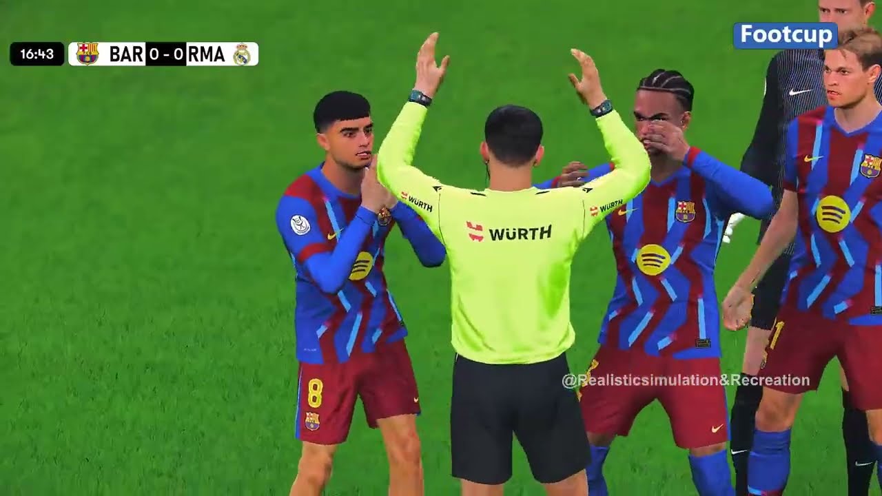 🔴 Barcelona vs. Real Madrid Supercopa 2026 - Partido completo | Simulación de videojuego