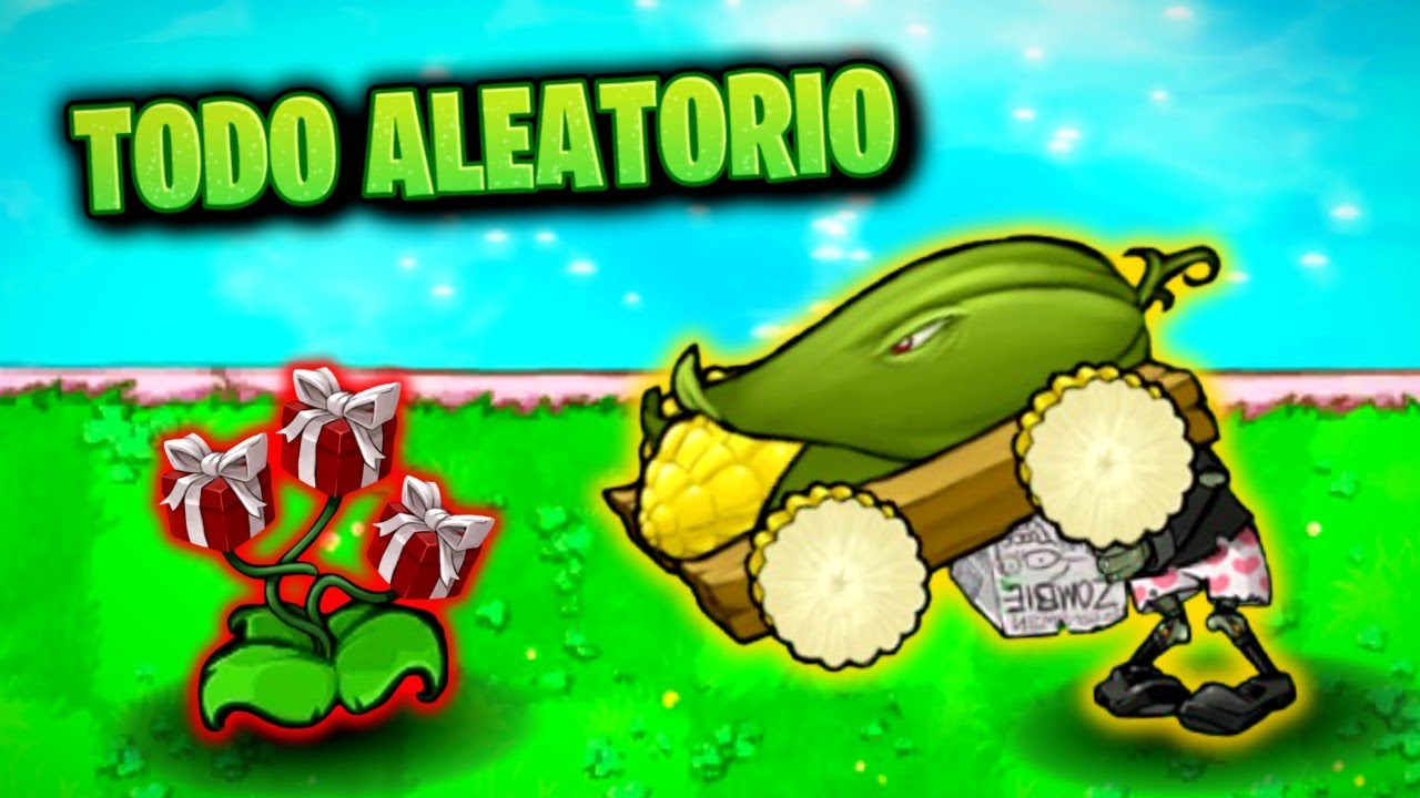 ¿Será POSIBLE COMPLETAR el PVZ pero TODO es ALEATORIO? 🤯💀