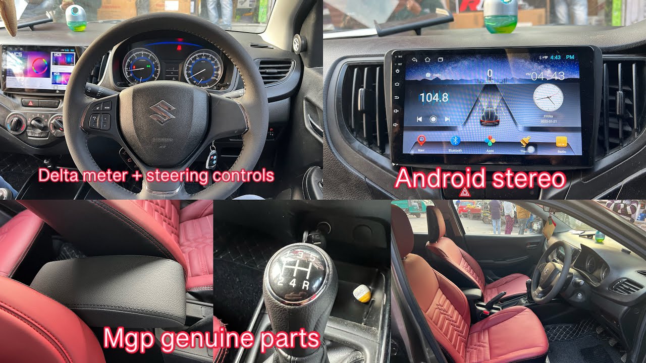 Baleno sigma modified | Top model meter in base model | Automatic orvms in baleno sigma