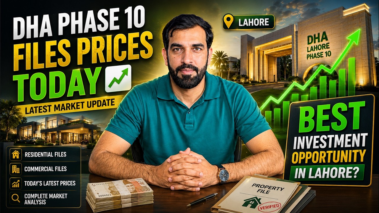 🚨 DHA Phase 10 Latest Files Rates Update 2026 | Residential & Commercial Prices Today