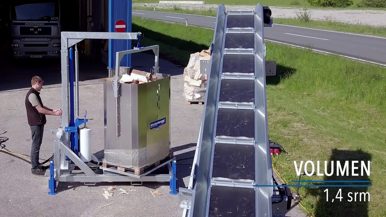 Binderberger Brennholzprofis - Verpackungsmaschine