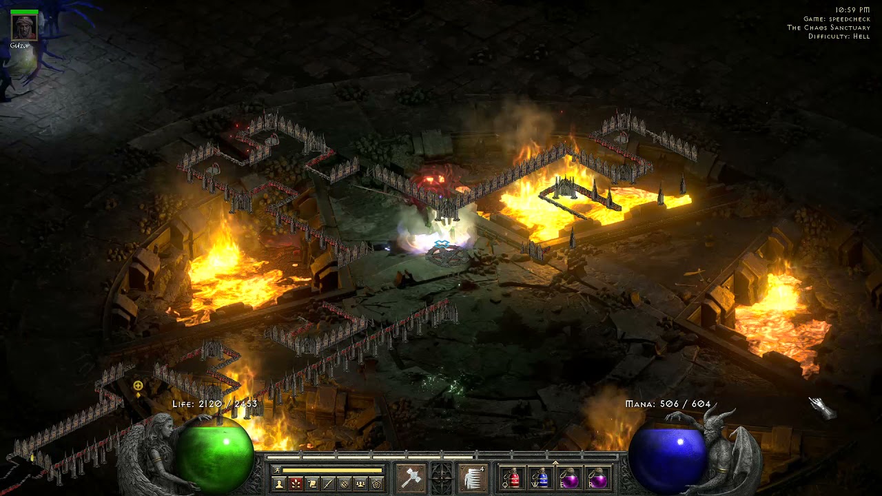 Diablo 2 Resurrected (Chaos Seal pop trick. Fast but can be faster.)