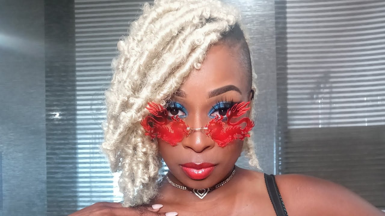 Easy Crochet Butterfly Locs Install/Review @JanetCollectionTv, Janet Collection 3X Nala Tress BoB