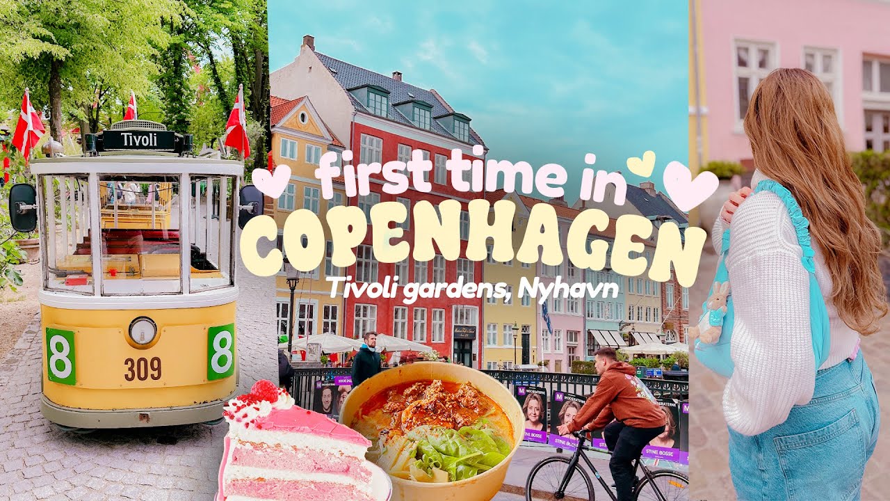 24 hours in COPENHAGEN 🎀 Tivoli Gardens, Walt Disney's INSPIRATION! delicious foods & Nyhavn