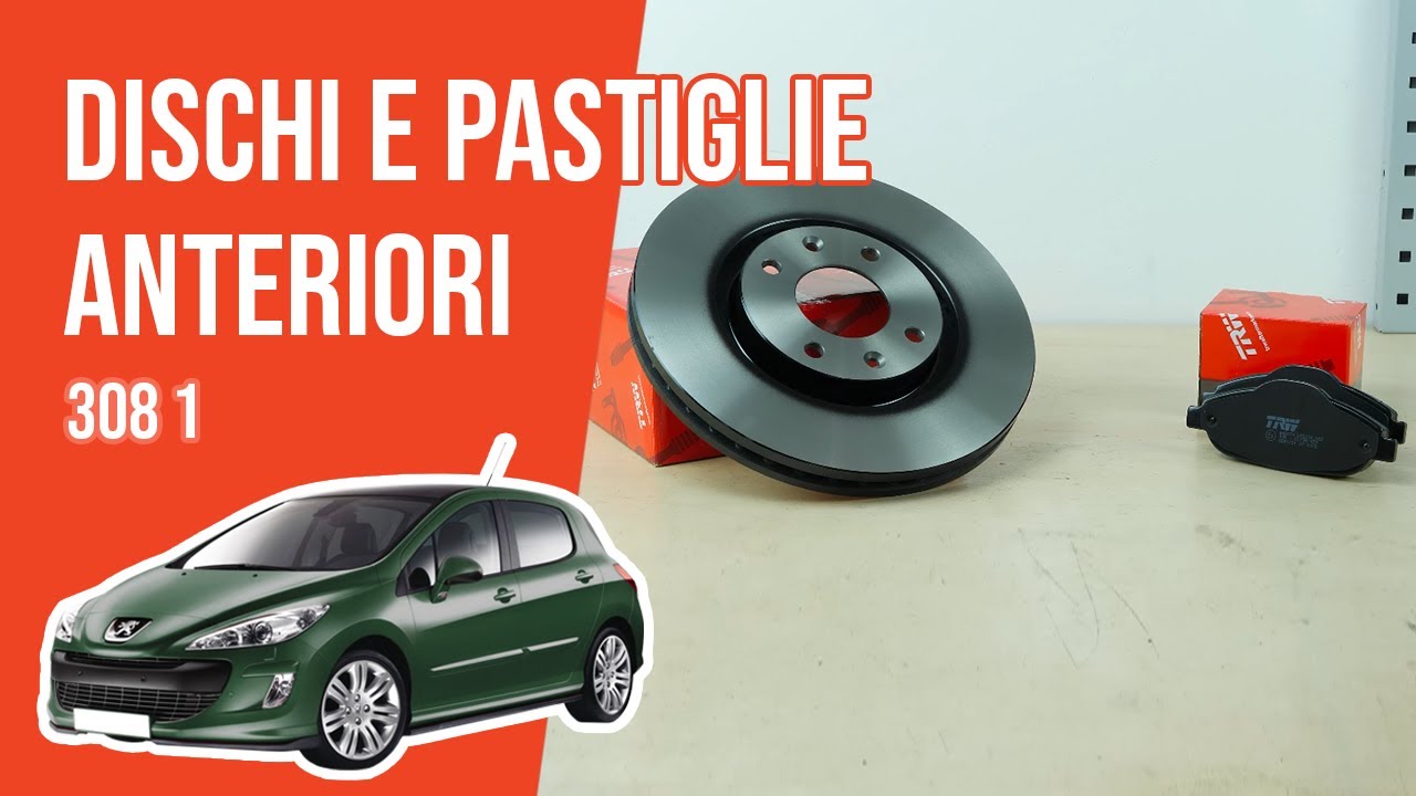 Cambio dischi e pastiglie anteriori Peugeot 308 1 🚗