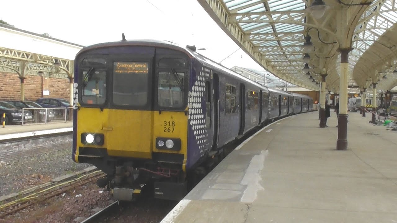 Glasgow Central to Wemyss Bay (semi-fast) onboard 318267 - 26/06/2021