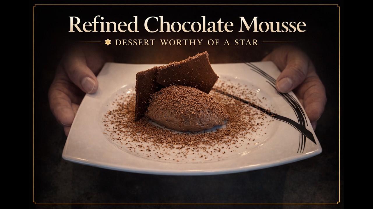Mousse au Chocolat : Un Dessert Chic Qui Est Plus Simple Qu’il n’y Paraît