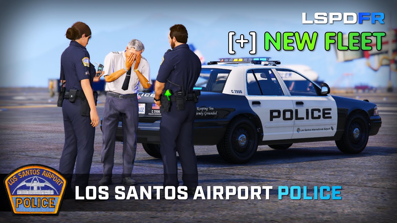 Police Apprehends a Pilot for Runway Incursion | LSIA Police | LAX Police | GTA5 LSPDFR
