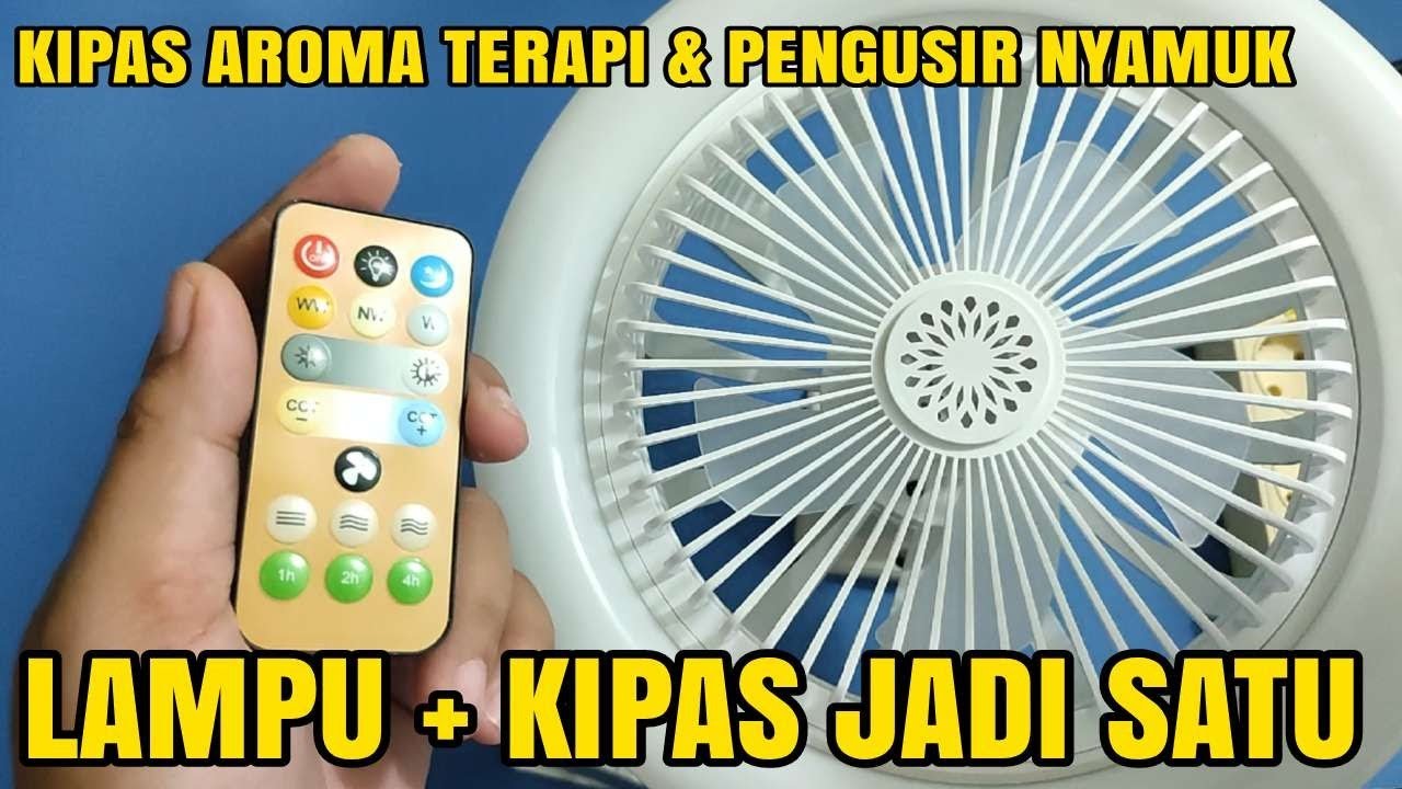 REVIEW LAMPU KIPAS ANGIN PENGUSIR NYAMUK‼️