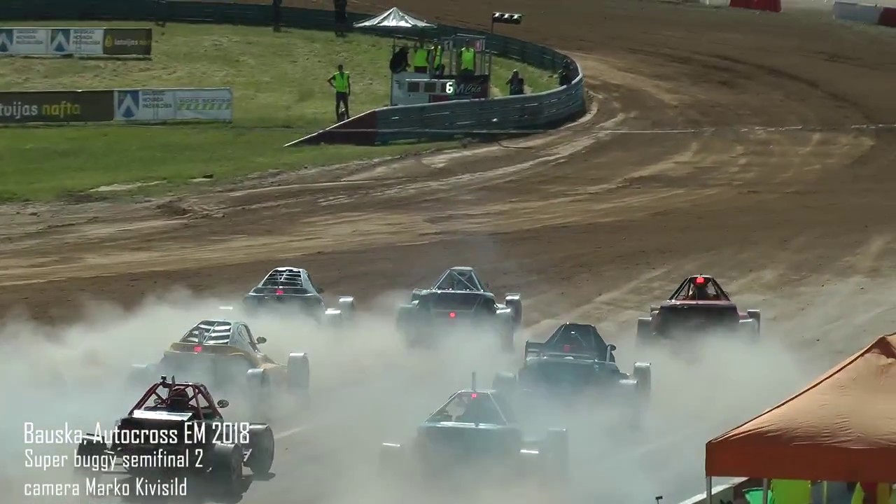 Autocross EM Bauska 2018 06 03 super semifinal 2