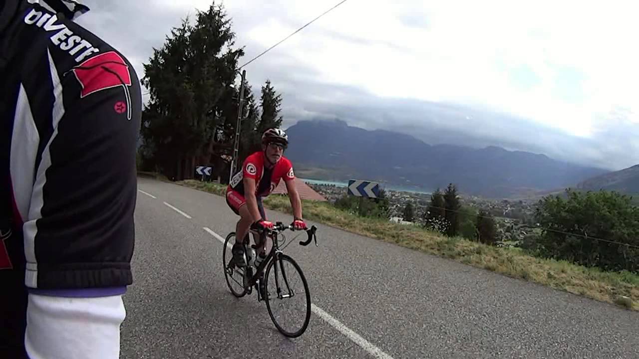 Semnoz climb  Geraldo and TheOldSkippy on the bike