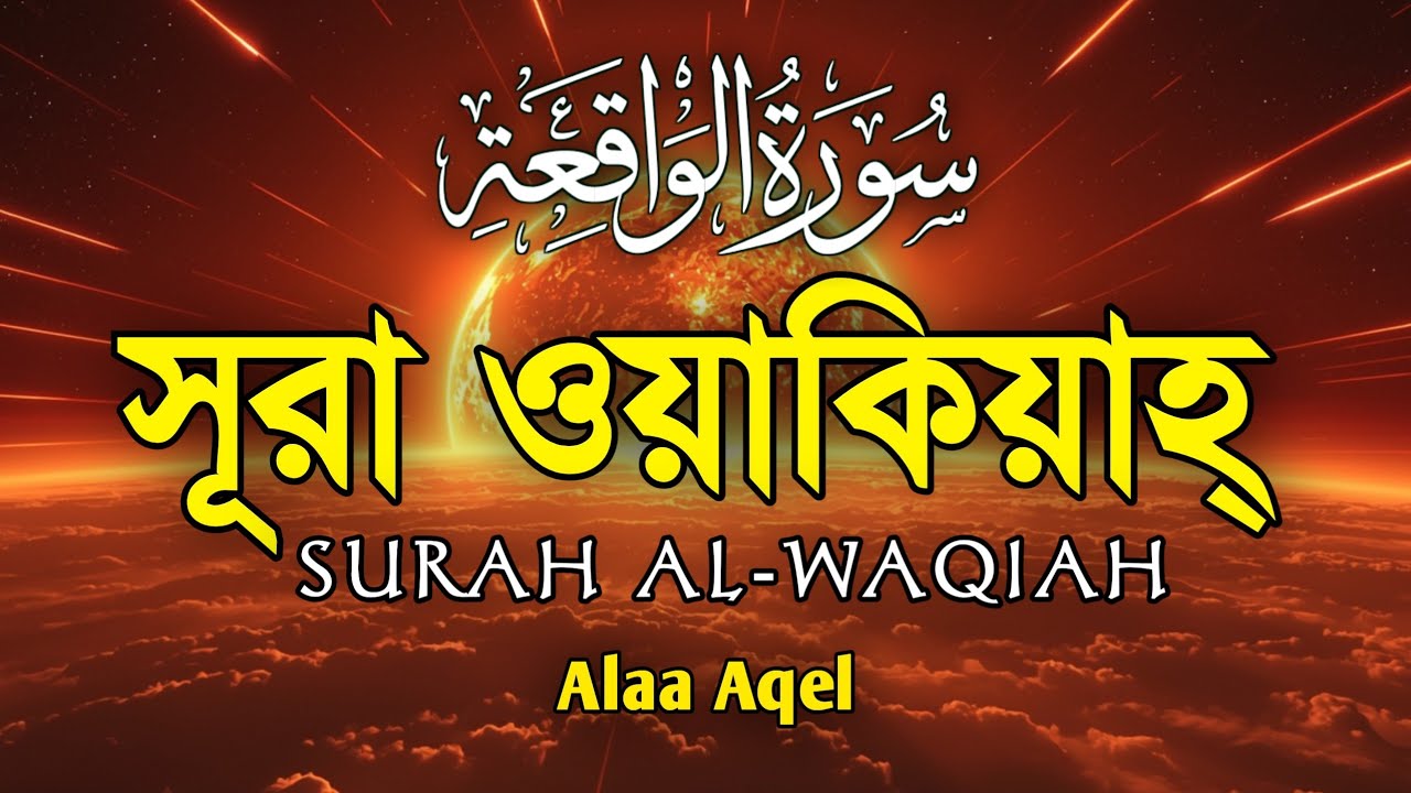 আল ওয়াকিয়াহ (নিশ্চিত ঘটনা) এর মন জুড়ানো কন্ঠে তিলাওয়াত Surah Al Waqiah (الواقعة) By Zain Abu Kautsar