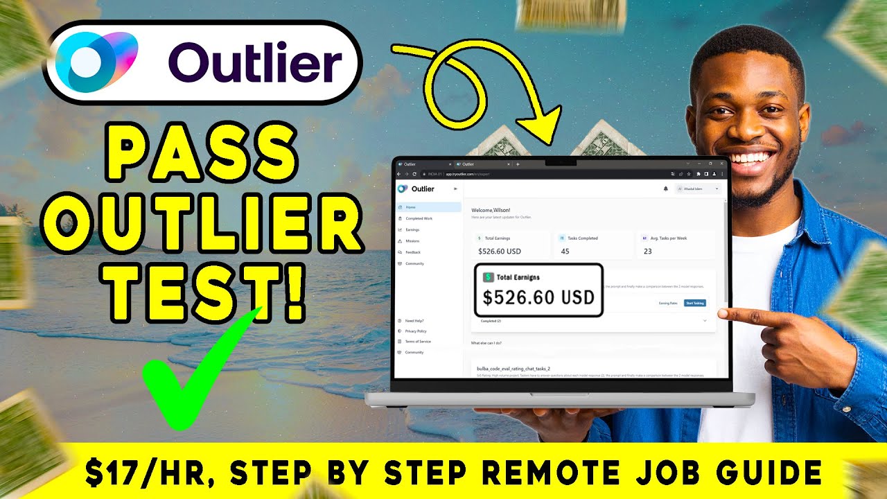 How I Passed the $17/Hour Outlier Assessment Test | Step-by-Step Tutorial + Live Class Invite