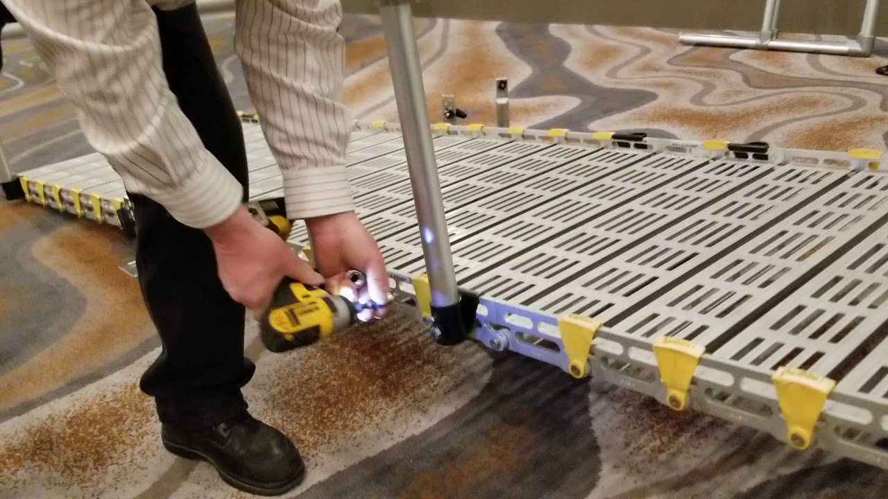 Roll-A-Ramp Stage System Takedown