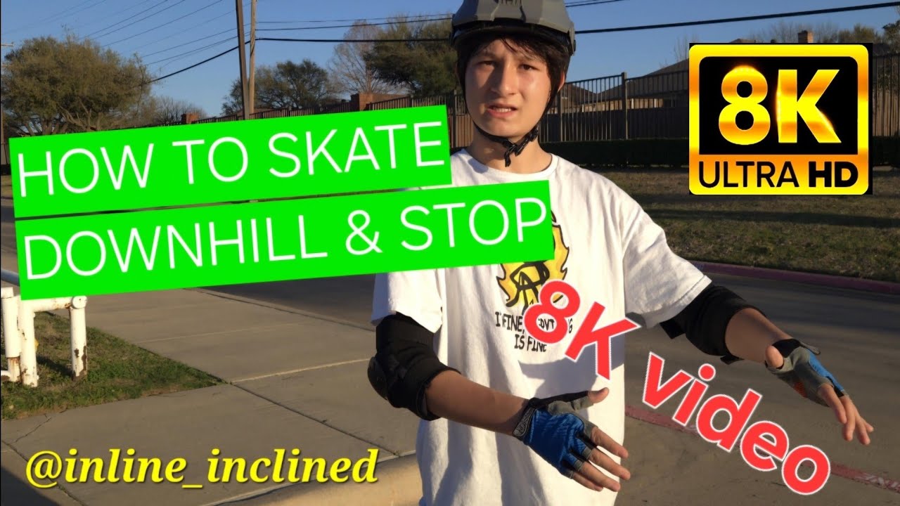 Mastering Downhill Skating: Learn to Skate & Stop Safely | #8K #InlineSkating