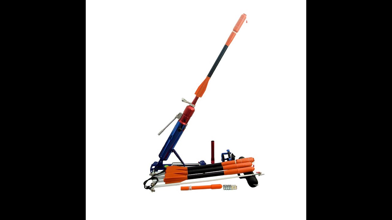 How to use a pneumatic line thrower