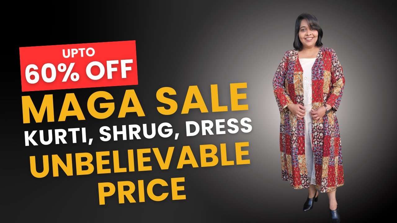 Cotton Block Print Kurti Sale upto 60% Off - Ajrakh , Bagh, Dabu