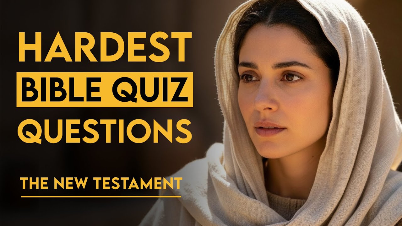 TOP 25 BIBLE QUESTIONS ABOUT THE NEW TESTAMENT TO TEST YOUR BIBLE KNOWLEDGE - The Bible Quiz