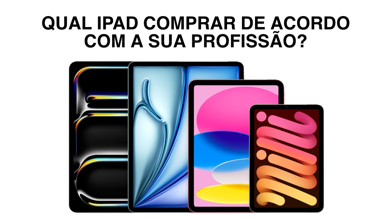 Qual iPad ideal para a sua Profissão?